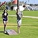 GoPong American Flag CornHole Bean Bag Toss Game Set (8 Bags per Pack), 3 x 2-Feet