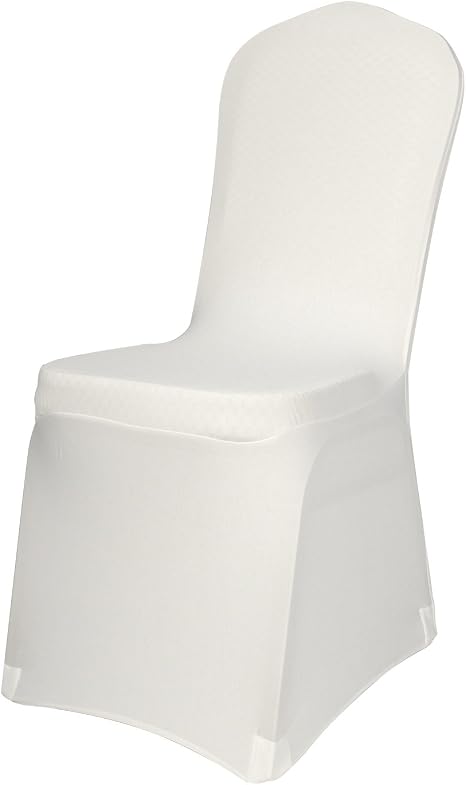 Sonstige White 20 Polyester Chair Covers Heavy Duty Round Or Square Top Black Ivory Mobel Wohnen