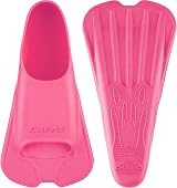 CAPAS Swim Training Fins Silicone Short Blade Floating Flippers Kids Adults view 1