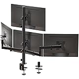 WALI Quad Monitor Mount for 13-27 Inch