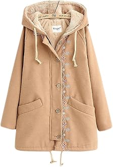 Winter Fur Lined Trench Coat 