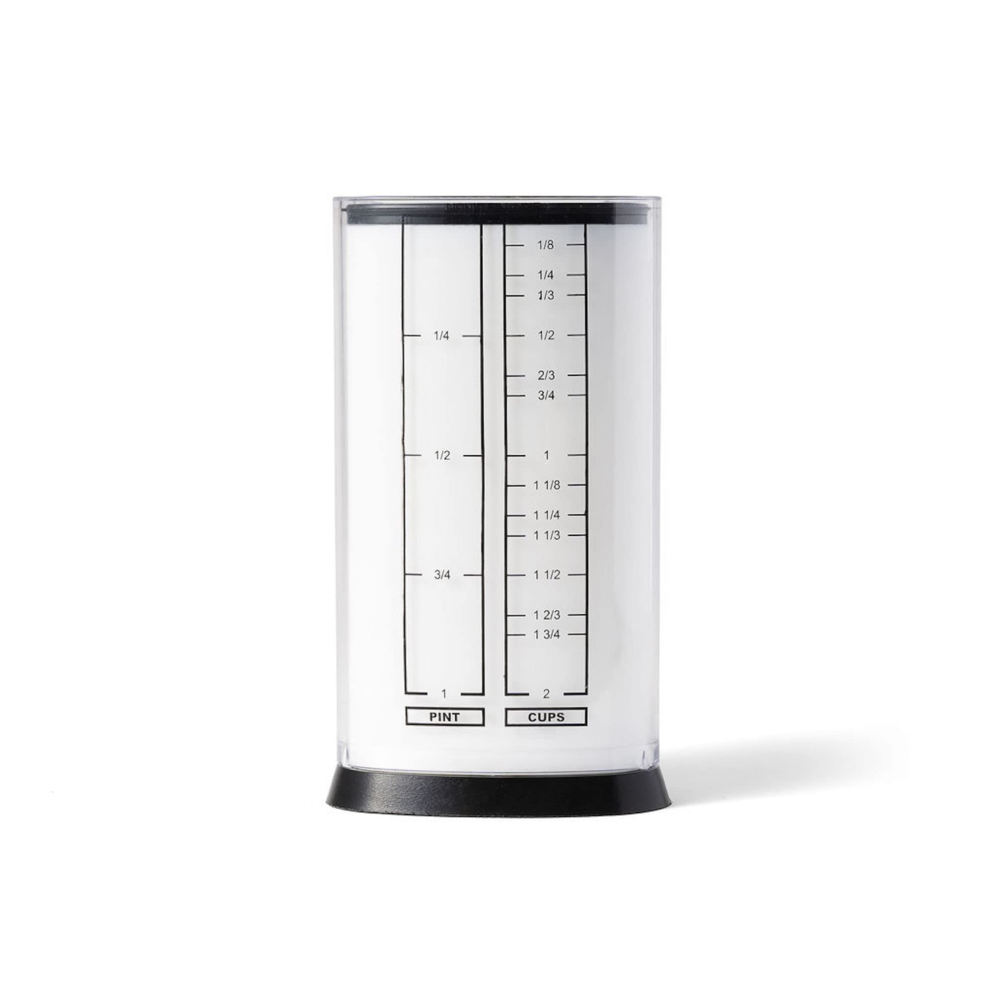 KitchenArt 2 Cup Tri Adjust A-Cup, Easy Pour Measuring Cup, 3.25x3.25x6