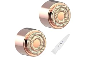 BEENLE 【Generation 3】Facial Hair Remover Replacement Heads for Finishing Touch Flawless Facial Hair Remover, Replacement Blades for Finishing Touch Flawless Gen 3 Hair Removal, 2Pack