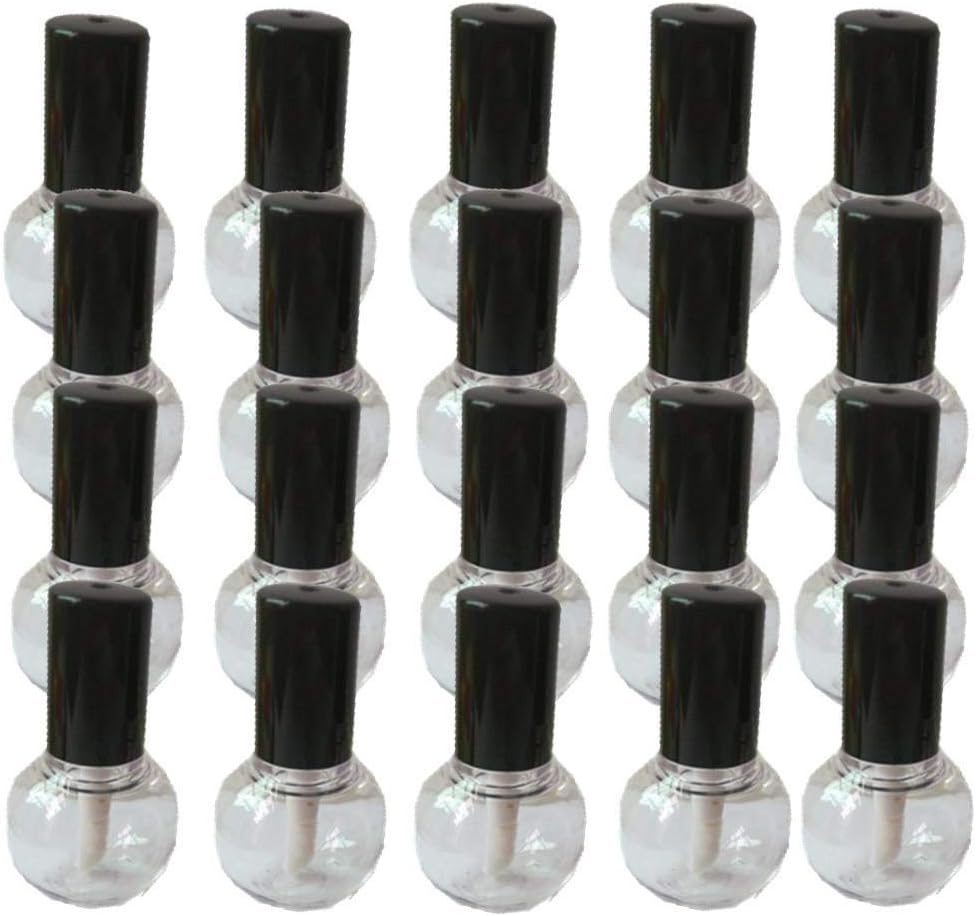 20 Pcs Empty Lip Gloss Tube Refillable Lipstick Containers with Brush Wand for DIY Cosmetics Reusable Sample Bottle (5 ML)