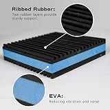 BJADE'S Heavy Duty Rubber EVA Anti-Vibration Pads 2x2x7/8in for HVAC Washer view 3