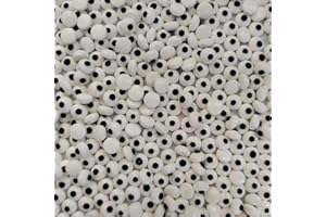 Eastron Edible Mini Candy Eyeballs Eyes Cake Cupcake Toppers Cookie Decorations Dessert Sprinkles for Halloween Christmas Birthday Party Supplies 2.82 Ounce