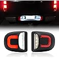R&F Auto Red U-shaped LED License Plate Lights Compatible with Silverado & Sierra 1500 2500 3500 HD/Avalanche/Tahoe/Suburban/Traverse/Yukon/Yukon XL/Escalade & ESV/EXT Pickup Tag Lamp