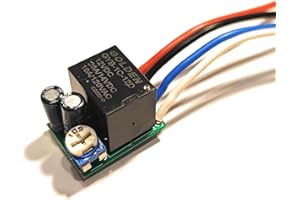 DESELECTRA Easy to use Car SMD Timer Switch Relay, 1-150s 20A delay Off Stop Direct 12V