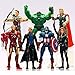 7 PCS The Avengers Hulk+Captain America+Black Widow+Iron Man+Thor Figure US