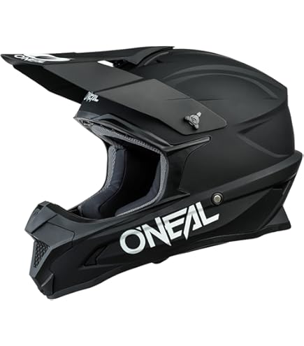 Amazon.com: O'Neal 1 SRS Solid Offroad Adult Motocross Helmet with