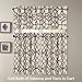 H.VERSAILTEX Blackout Kitchen Curtains Energy Saving Ultra Soft Kitchen Half Window Curtains, Rod Pocket Window Curtain Tiers for Café, Laundry, Bedroom, Sold 2 Panels (Each 29