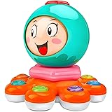 HOMCENT Baby Octopus Musical Toy, Baby Preschool Educational Learning Toy with Music and Lights,Infant Light Up Toy for 1 Yea