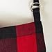 DII Unisex Buffalo Check Kitchen Collection, Classic Farmhouse Chef Apron, One Size, Red & Black