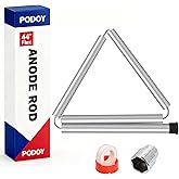44" Flexible Magnesium Anode Rod for Water Heater 3/4" NPT Replacement | Compatible With Rheem Reliance Richmond GE Kenmore Tanks For Replacement Projects With Included Seal Tape And Socket Tool