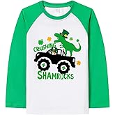 Kids Funny St Patrick Day Shirt Boys Girls Shamrock Irish T-Shirt Toddler Clover Lucky Tee Tops Clothes