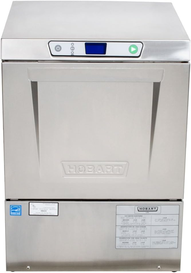 HobartLXEH High Temp Undercounter Dishwasher 208-240V Three Phase
