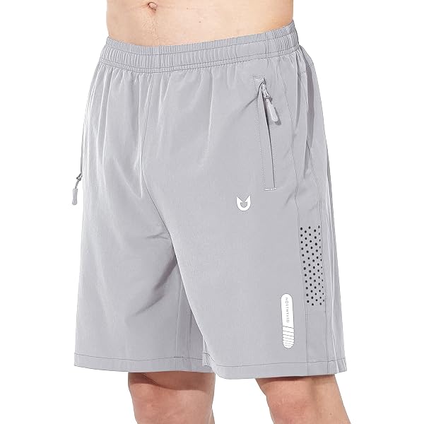 Short De Corrida EXEKE Masculino - Secagem Rápida E Bolsos Com Zíper