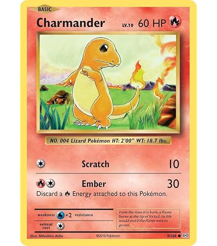 charmeleon pokemon card 10/108 Amazon.com: Pokemon - Charmeleon (10/108)