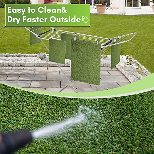 Artificial Grass Dog Mat, Washable Dog Crate Mat, Reusable Puppy Pee