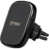 Wireless Charging Magnetic Car Mount PITAKA MagEZ Mount Qi Only Compatible with MagEZ Case Fast Charging Phone Holder…