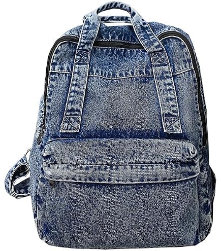 Amazon.com: Alice Fan Fashion Denim Backpack Purse for Women