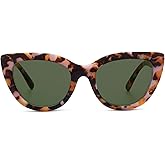 Peepers by PeeperSpecs Women's Capri Polarized Sunglasses Cat Eye, No Correction
