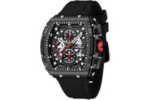 MF MINI FOCUS Mini Focus Men's Watch Fashion Sport Wrist Watches (Chronograph/Waterproof/Luminous/Calendar) Silicon Strap Quartz Watch for Men