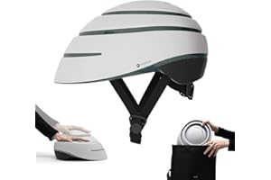 Closca Helmet Loop. Foldable Bike Helmet for Adults. Bicycle, Skateboard and Scooter Helmet. Award-Winning Helmet Design for Urban Cycling for Men and Women.