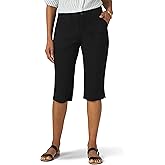 Lee Womens Ultra Lux Comfort with Flex-to-go Utility Skimmer Capri Pant