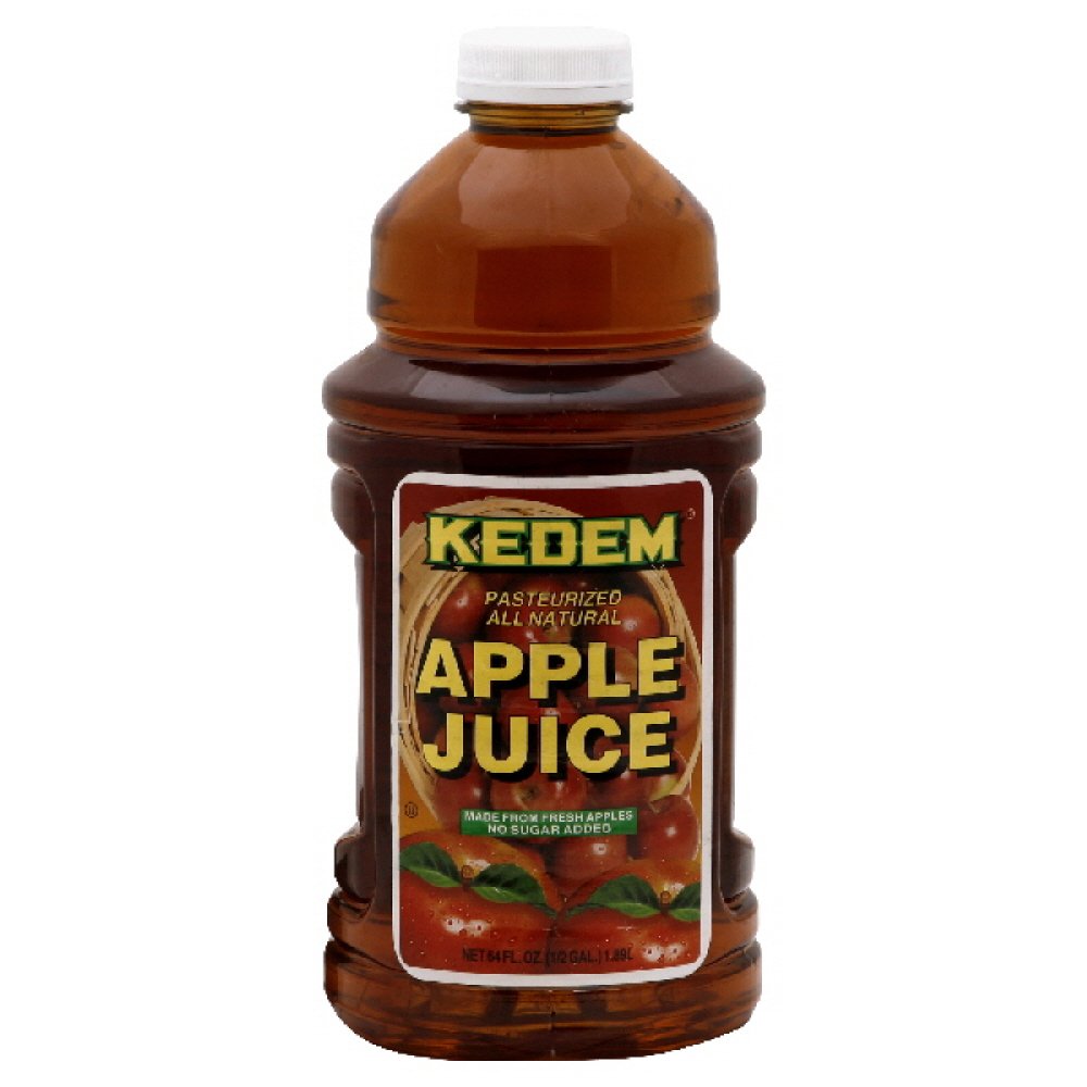 Kedem Apple Juice Large Size, 64ounces (Pack of4) Fruit