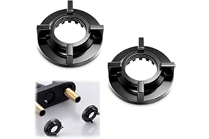 Shoyisenka 2 Pcs Faucet Lock, 1/2" IPS Mounting Lock Nut, Durable Easy Installtion Winged Locknuts Replacement Parts for Bath