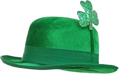 st patrick's day bowler hat