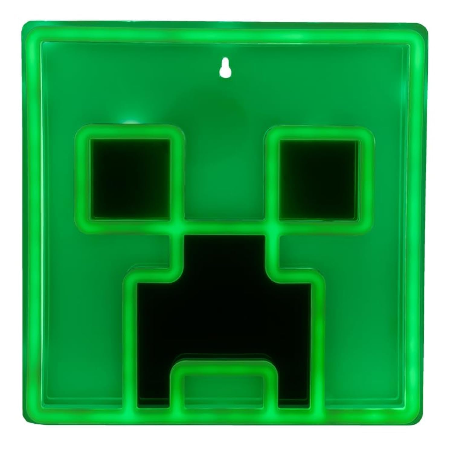 Paladone Creeper Iconic LED Wall-Mountable Light Officially Licensed Minecraft Room Decor for Boys and Girls, Gamer Night Light in Vibrant Green