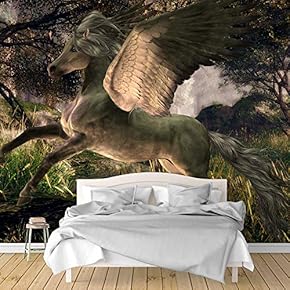 Wall Murals for Bedroom Dark Evil Dragon Removable Wallpaper Peel and Stick Wall Stickers - 66x96 inches
