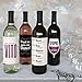 Sip Happens - Funny Gift for Women - Wine Bottle Label Stickers - Set of 4