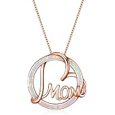 WINNICACA Gifts for Mom Daughter Father Brother Sister Sterling Silver Family Love Necklace Jewelry Christmas Birthday Gifts for Women