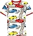 shelry Pajamas for Boys Size 4t Car Summer Cotton Sleepwear for Kids 2 Piece Short Sets