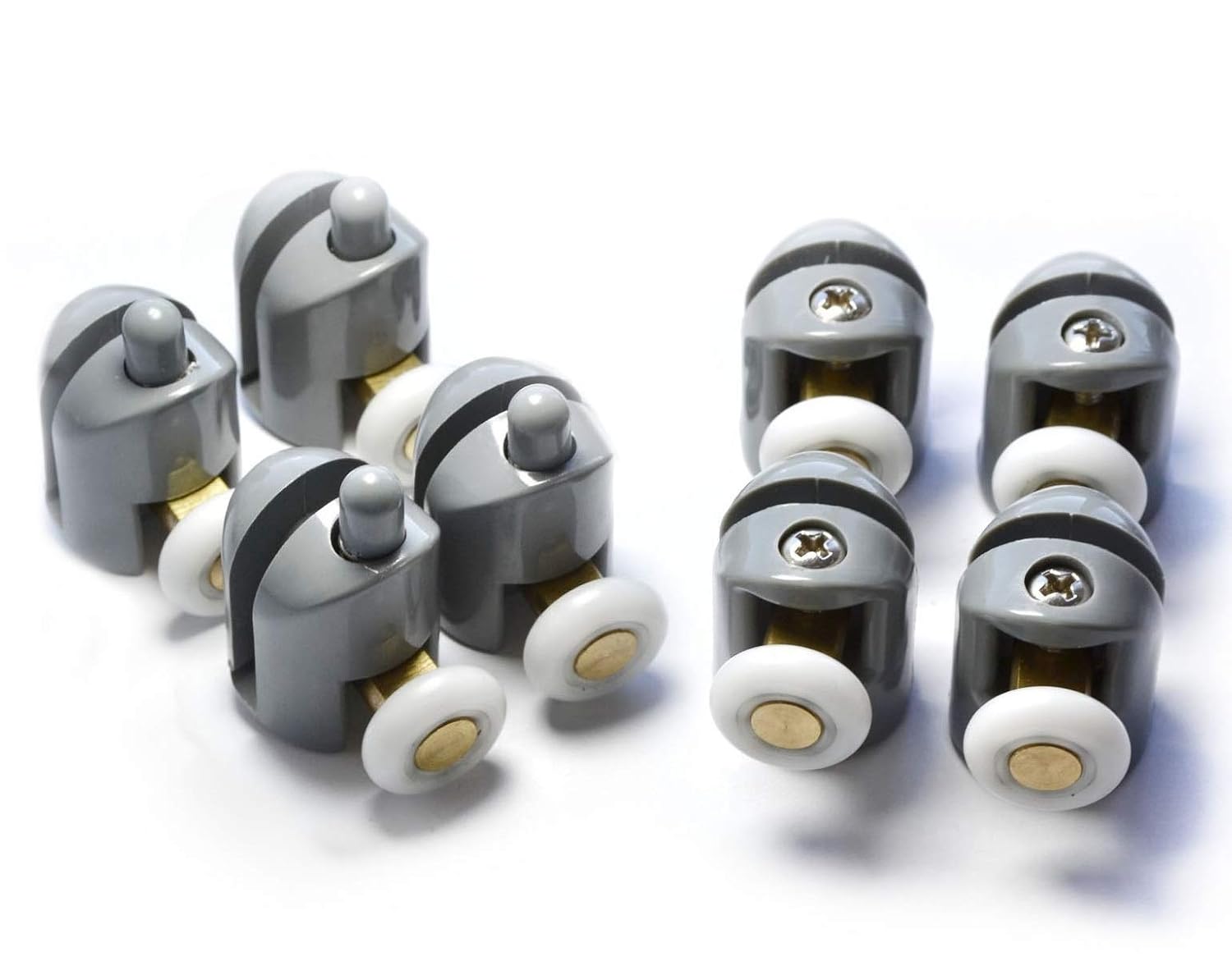 Rulli Guida In Plastica POM/PP Con Doppi Cuscinetti A Sfera - Diametro 18mm-60mm, Marca GooBetter