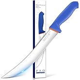 DRAGON RIOT 10 Inch Butcher Breaking Knife, High Carbon Stainless Steel | For processing meat, trimming brisket and preparing cuts for BBQ, including routine butchering and food preparation tasks