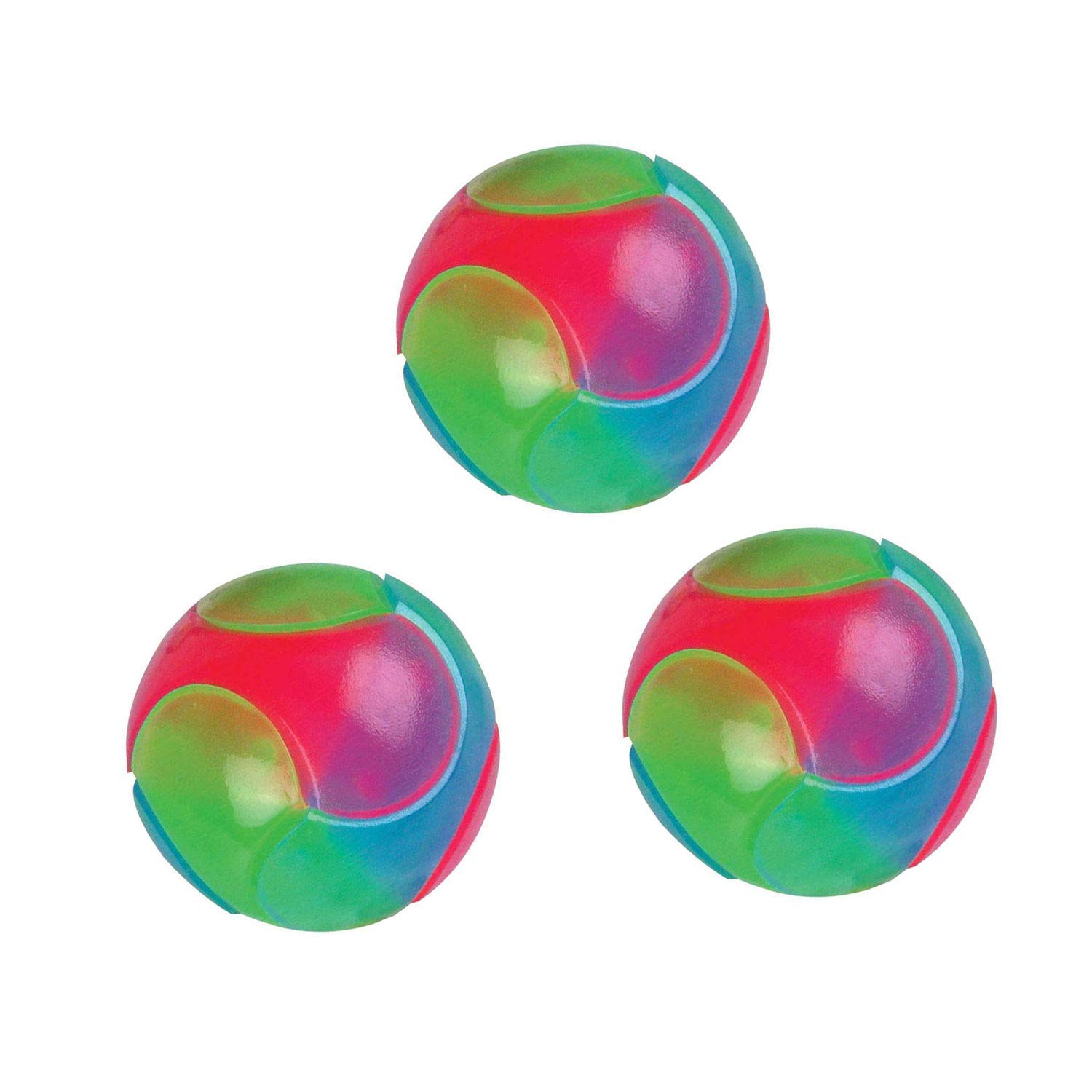 Playlearn Sensory Colourful LED Light Up Rainbow Strobe Ball for Sensory Play