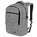 Business Laptop Backpack, NPET Anti-Theft Waterproof Travel Backpack with USB Charging Port High-Visible Reflective Strip Survival Whistle College School Bookbag for Women & Men - Grey