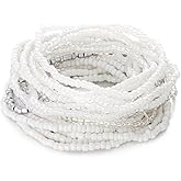 Involsionary 20Pcs Bohemian Elastic Beads Bracelets Adjustable Stackable Seed Beaded Stretch Bracelet Handmade Colorful Boho Beach Bracelet Set for Women Summer Vaction Party Jewelry Gift