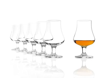 Stölzle Lausitz Whisky The Nosing Glass 194 ml, 6er Set Whiskyglas, spülmaschinenfeste Whiskygläser, hochwertige Qualität aus