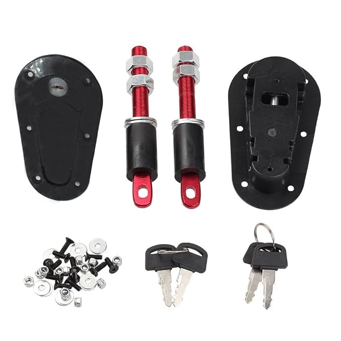 Racing Car Hood Latch and Pin Kit Racing Latch Locks Locking Hood Kit