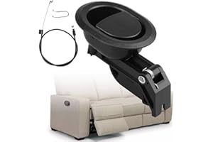 Podoy Recliner Pull Handle Replacement Parts,Universal Recliner Pull Cable Release Compatible with Lazy Boy Ashley and Most Furniture Sofa Chair, Couch Release Handle Size 3" by 3.5"