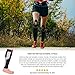 Calf Compression Sleeve (1 PAIR) - FavorGear Performance Leg Compression Socks for Men and Women- Varicose Veins/Compression Calf Guards Relieves Lower Leg Pain and Cramps /Runners Calves Circulation