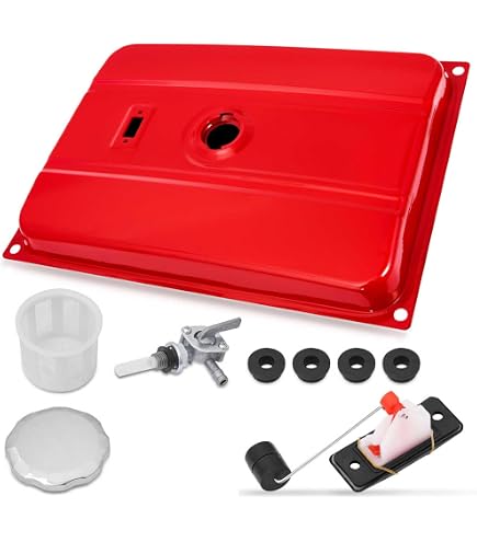 Réservoir De Carburant En Métal, Réservoir De Carburant En Métal Avec Bouchon 6L Résistant à La Corrosion Pour Go Kart ATV 125 à