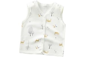 Toddler Infant Kids Baby Girls Boys Fall Outfits Sleeveless Button Warm Cotton Vest Coat Waistcoat Kids Winter Jacket