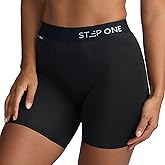 STEP ONE Womens Boxers Underwear, 1 Pair, Viscose from Bamboo Womens Underwear, Moisture-Wicking, Anti-Chafing Boxers