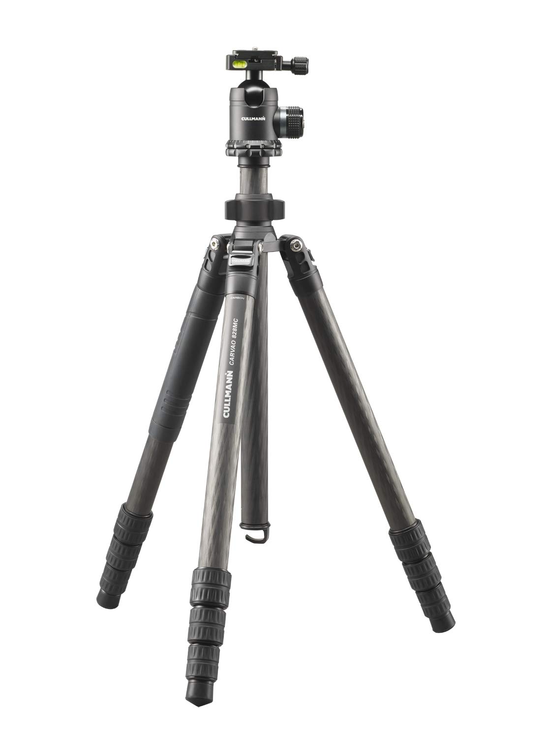 Cullmann - 56865 - Carvao 828MC tripod made of carbon (max. 164,5cm extension height, packing size 49cm, max. load 15kg, weight 1730g)